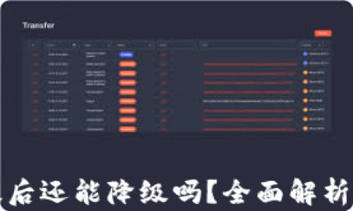
TP钱包升级后还能降级吗？全面解析与实用指南